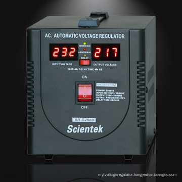 LED display Automatic Voltage Regulator 2000VA 1200W for generator set